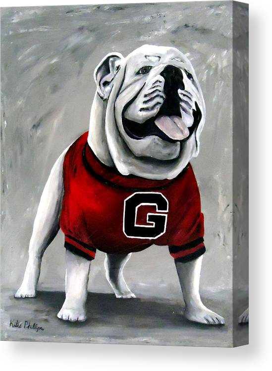 The GA Bulldog Mascot