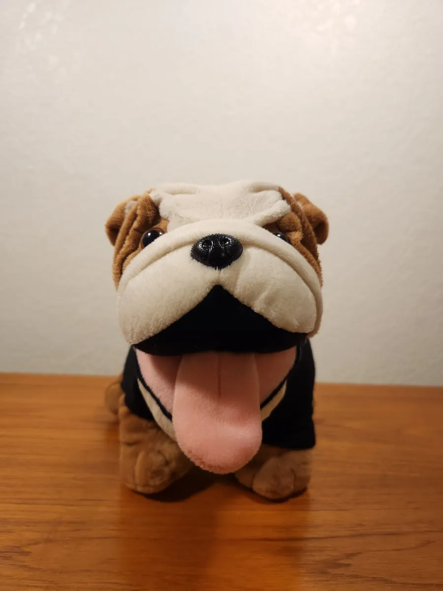 The Black and Brown English Bulldog as a Mascot